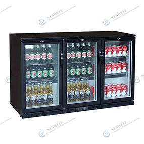 Commercial Back Bar Cooler Fridge with Glass Door for Beer and Wine